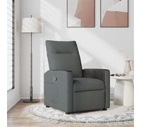vidaXL Recliner Chair Reclining Dark Grey 69 x 86 x 100 cm Fabric
