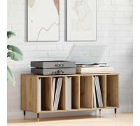 vidaXL Record Cabinet Vinyl Record Storage Sideboard Engineered Wood