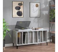 Vidaxl Record Cabinet Concrete Grey 100X38X48 Cm Engineered Wood