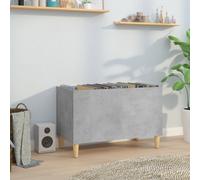 Record Cabinet Sideboard Side Concrete Grey Engineered Wood vidaXL