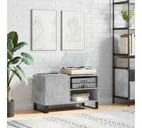 vidaXL Record Cabinet Concrete Grey 85x38x48 cm Engineered Wood