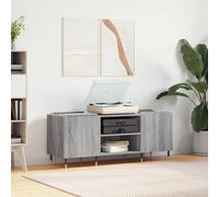 vidaXL Record Cabinet Grey Sonoma 121x38x48 cm Engineered Wood