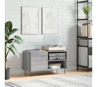 vidaXL Record Cabinet Grey Sonoma 85x38x48 cm Engineered Wood