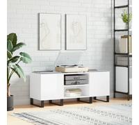 Record Cabinet Vinyl Record Storage Sideboard Cabinet Engineered Wood vidaXL