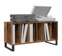 vidaXL Record Cabinet Old wood 100 x 38 x 48 cm Engineered Wood, Living Room, Modern Storage Solution, Rectangular Media Cabinet, Durable Shelf Unit, Home Organizer, Functional