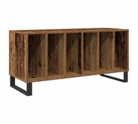 vidaXL Record Cabinet Old wood 100 x 38 x 48 cm Engineered Wood, Living Room, Modern Storage Solution, Rectangular Media Cabinet, Durable Shelf Unit, Home Organizer, Functional