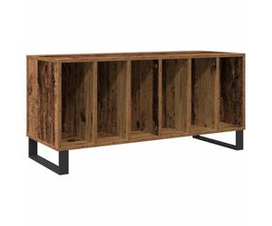 vidaXL Record Cabinet Old wood 100 x 38 x 48 cm Engineered Wood, Living Room, Modern Storage Solution, Rectangular Media Cabinet, Durable Shelf Unit, Home Organizer, Functional