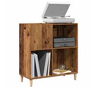 vidaXL Record Cabinet Old Wood 84.5x38x89 cm Engineered Wood