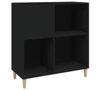 vidaXL Record Cabinet, Record Player Stand with Slots, Sideboard for Living Room