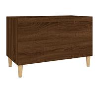 vidaXL Record Cabinet, Record Player Stand with Slots, Sideboard for Living Room