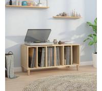 Vidaxl Record Cabinet Sonoma Oak 100X38X48 Cm Engineered Wood