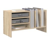 vidaXL Record Cabinet Sonoma Oak 78.5 x 35 x 45 cm Engineered Wood, Living Room, Rectangular, Modern, Storage Solutions for a Stylish, Functional Space, Organize Your Home Efficiently