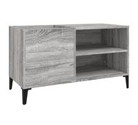 (grey sonoma, 84.5 x 38 x 48 cm) vidaXL Record Cabinet Office Vinyl Storage Cabinet Sideboard Engineered Wood