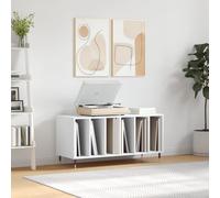 vidaXL Record Cabinet White 100x38x48 cm Engineered Wood