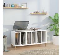 vidaXL Record Cabinet White 100x38x48 cm Engineered Wood