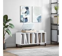 vidaXL Record Cabinet White 100x38x48 cm Engineered Wood