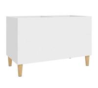 vidaXL Record Cabinet White 74.5X38X48 Cm Engineered Wood, White