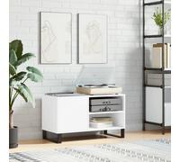 vidaXL Record Cabinet White 85x38x48 cm Engineered Wood