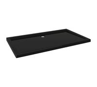 vidaXL ABS Shower Base Tray - Modern, Durable, Low Threshold Design for Easy Access (70x120cm) - Black