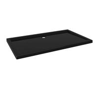 vidaXL ABS Shower Base Tray - Modern, Durable, Low Threshold Design for Easy Access (70x120cm) - Black