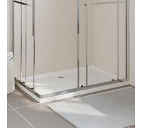 Vidaxl Rectangular Abs Shower Base Tray White 80X120 Cm, White