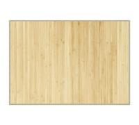 vidaXL Rug Floor Mat Area Rug Carpet Runner Rectangular Light Natural Bamboo