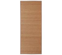 vidaXL Rectangular Brown Bamboo Rug 150 x 200 cm