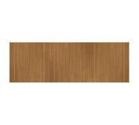 vidaXL Bamboo Area Rug - Brown Rectangular Floor Covering 100x300 cm for Living Room, Lounge - Water-Resistant with Non-slip Back