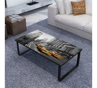 Vidaxl Coffee Table With Glass Top Rectangular