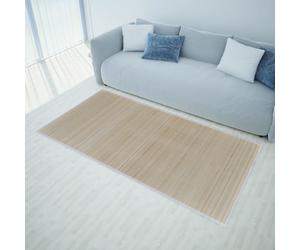 vidaXL Rectangular Natural Bamboo Rugs Area Rugs Flooring 2 pcs 120x180 cm