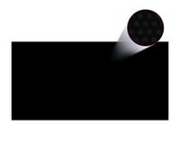 vidaXL Rectangular Pool Cover 1200x600 cm PE Black Cloth Sheet Protection
