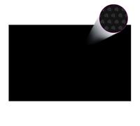 vidaXL Rectangular Pool Cover 800x500 cm PE Black