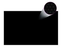 vidaXL Rectangular Pool Cover 800X500cm Pe Black, Black