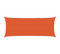 vidaXL Sunshade Sail 160 g/m² Orange 2x5 m HDPE UK GF0