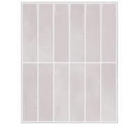 vidaXL Rectangular Tile 10pcs Beige 11.4 x 9 Inch Bathroom Tiles Rectangle Waterproof Durable Glossy Surface Cool Home Decor