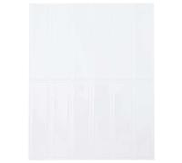 vidaXL Rectangular Tile 20 pcs White 29 x 23 x 0.08 cm