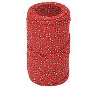 vidaXL Red Boat Rope - 2mm Thick, 50m Long Polypropylene Rope for Sailing, Boating, Camping and Fishing - Durable, Weather-Resistant and Easy to Handle