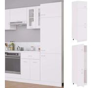 vidaXL Refrigerator Cabinet Kitchen Tall Storage Cupboard Unit Engineered Wood