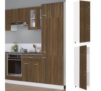 vidaXL Refrigerator Cabinet Kitchen Tall Storage Cupboard Unit Engineered Wood