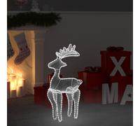 vidaXL Reindeer Christmas Decoration with Mesh 306 LEDs Xmas Decoration Set