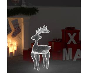 vidaXL Reindeer Christmas Decoration with Mesh 306 LEDs Xmas Decoration Set