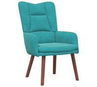 vidaXL Relaxing Armchair Turquoise Velvet