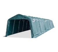 vidaXL Removable Livestock Tent PVC 550 g/m² 3.3x16 m Dark Green
