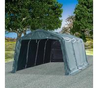 Removable Livestock Tent PVC 550 g/m²Dark Green Sheep House Multi Sizes vidaXL