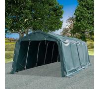 vidaXL Removable Livestock Tent PVC 550 g/m² 3.3x8 m Dark Green
