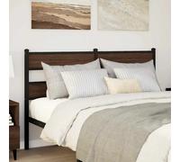 vidaXL Replace Headboard Brown Oak 160 cm Steel and Engineered Wood