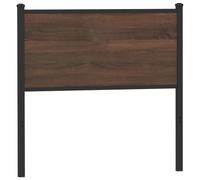 vidaXL Replace Headboard Brown Oak 80 cm Engineered Wood and Steel