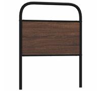 vidaXL Replace Headboard Brown Oak 80 cm Steel and Engineered Wood