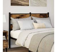 vidaXL Replace Headboard Smoked Oak 120 cm Iron and Engineered Wood