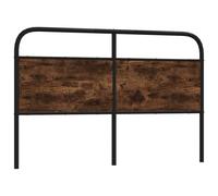 vidaXL Replace Headboard Smoked Oak 150 cm Steel and Engineered Wood